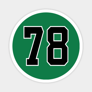 Number 78 Magnet